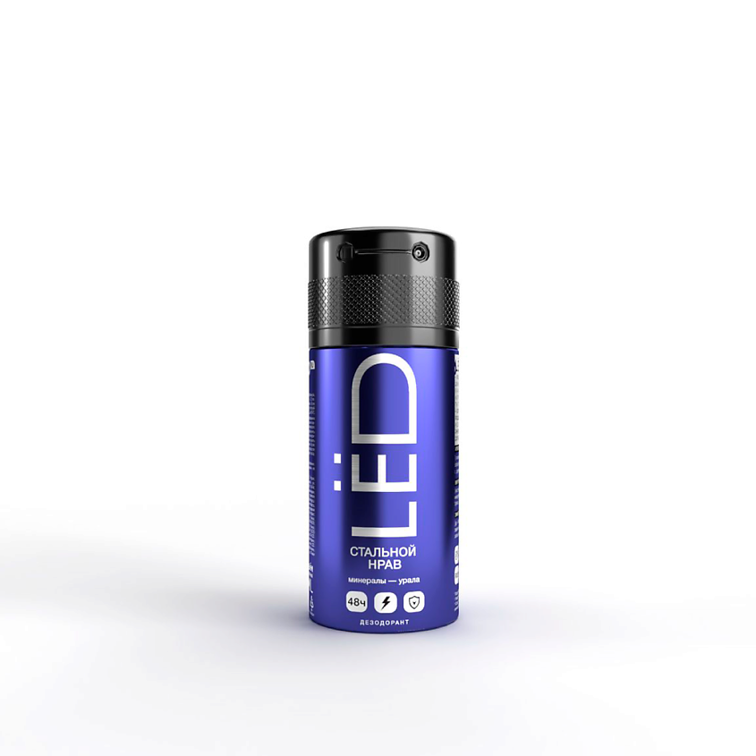 Изображение товара LЁD Дезодорант-спрей мужской Стальной нрав, 152 мл