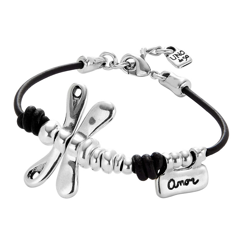 Изображение товара UNO DE 50 Кожаный браслет Ser Rebelde, 1 шт.