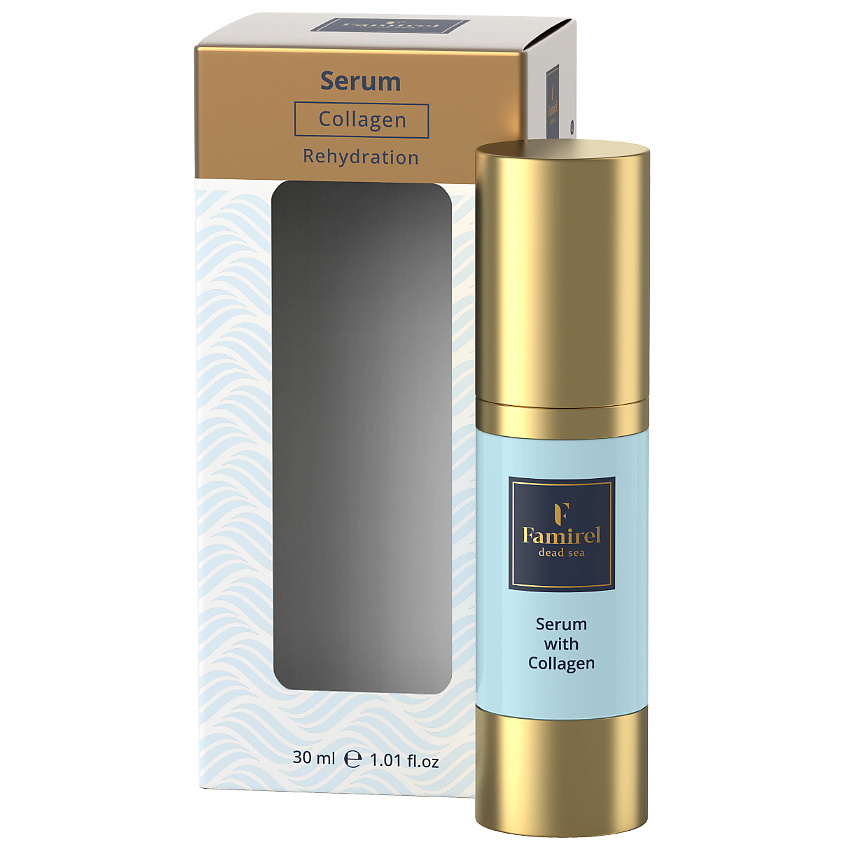 Изображение товара FAMIREL DEAD SEA Сыворотка для лица с коллагеном, 30 мл