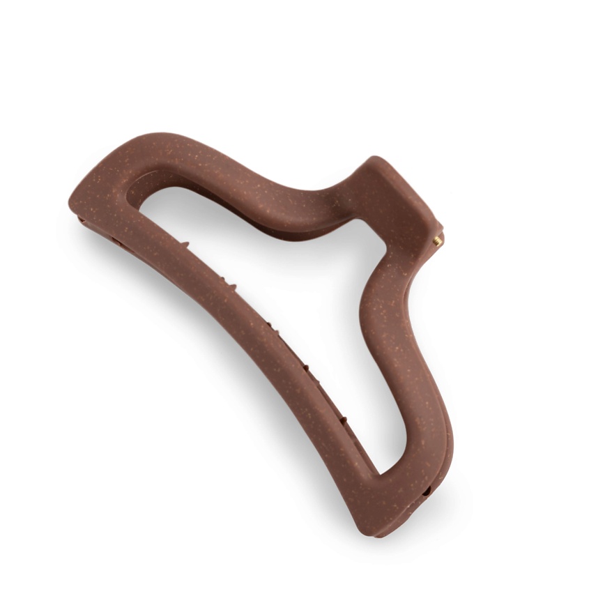 Изображение товара Средняя женская заколка-краб КОСМОС для волос коричневая