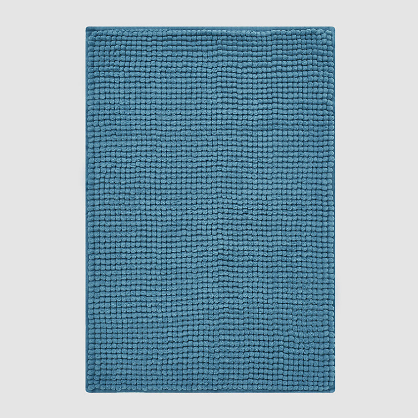 Изображение товара Коврик Arya из Синели Softy 40x60 голубой легко стирается и безопасен для дома
