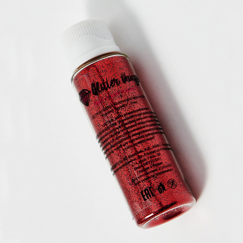 Изображение товара GLITTER THINGS Блестки для лица и тела "Красный Феррари", Красный