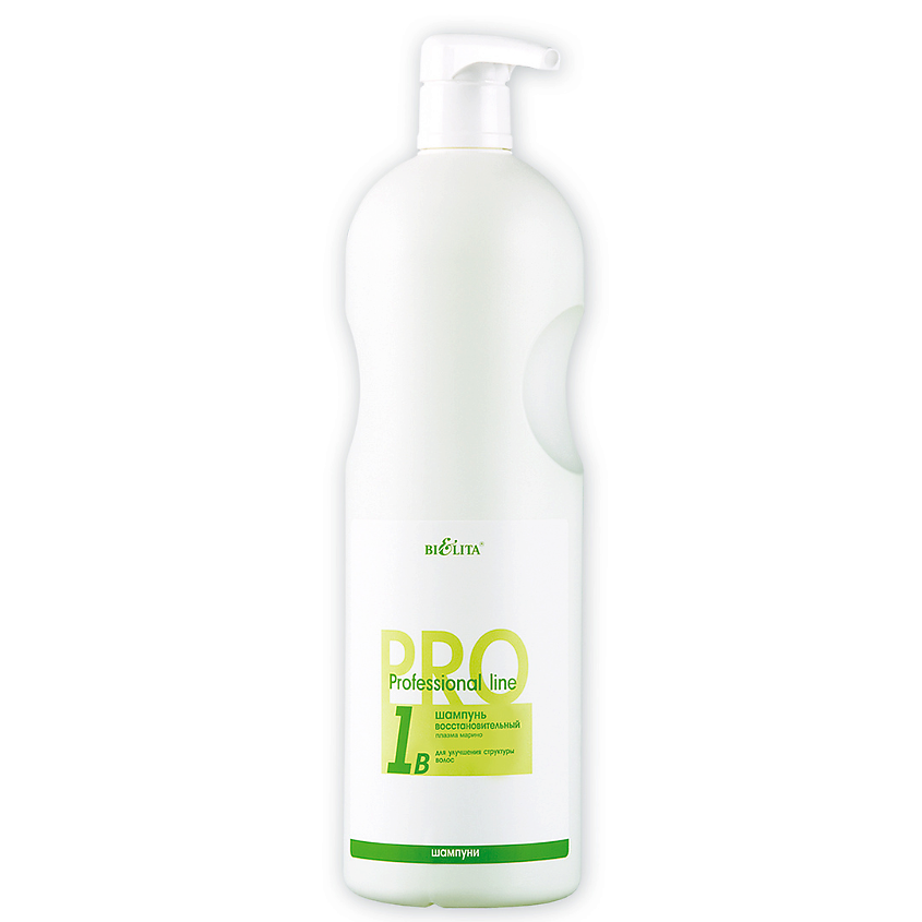 Изображение товара БЕЛИТА Шампунь для волос восстановительный с ламинарией и витамином РР 1000 мл