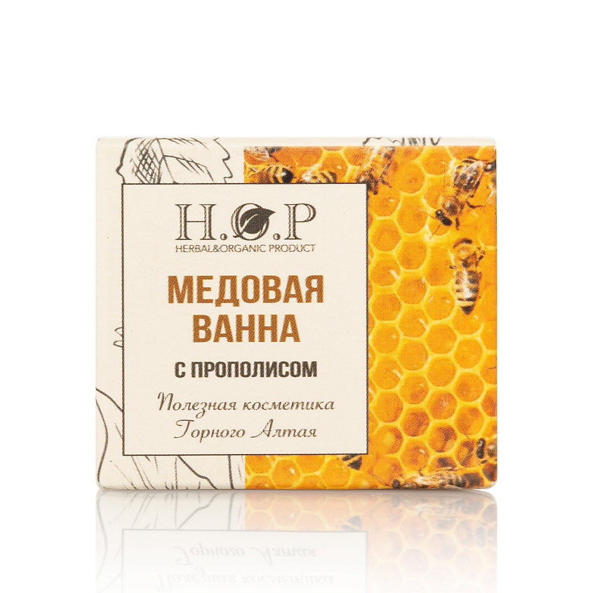 Изображение товара HOPMILL Ванна полезная "Медовая" (с прополисом), 100 г
