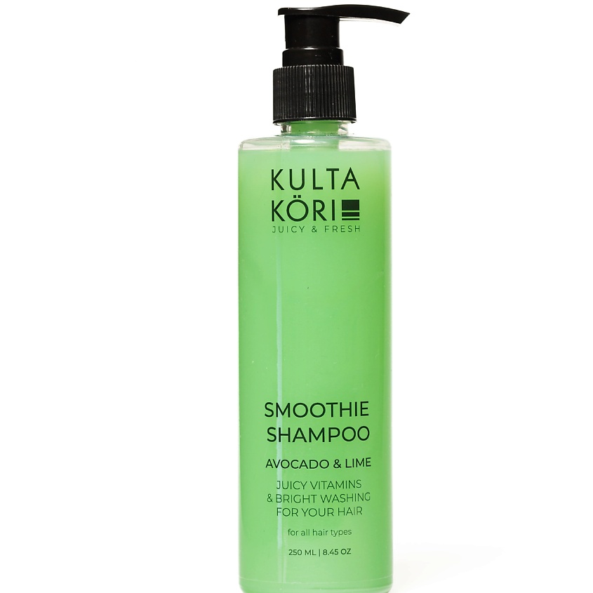 Изображение товара KULTA KORI Смузи - шампунь с натуральными экстрактами авокадо и лайма, 250 мл