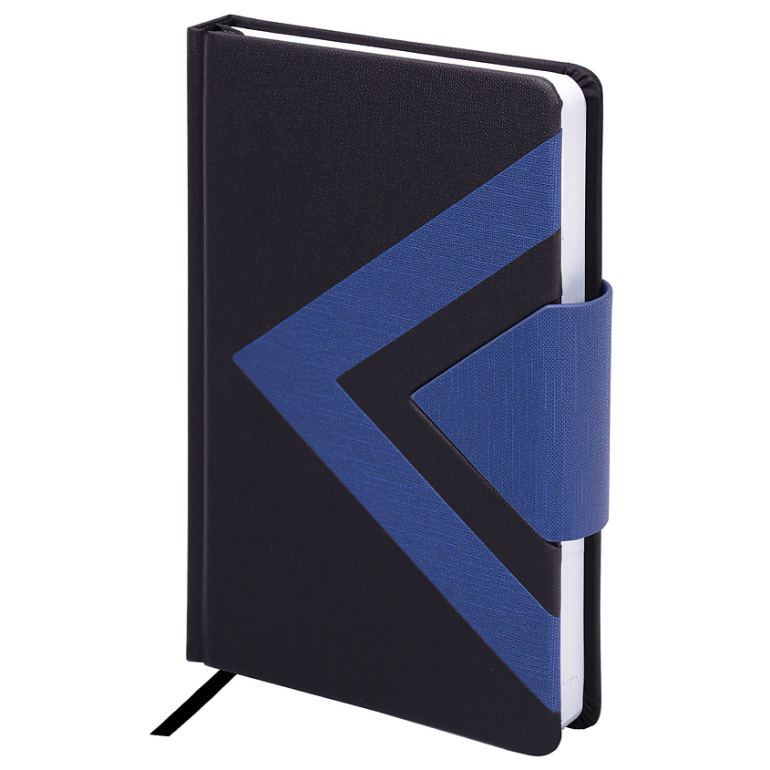 Изображение товара Ежедневник BRAUBERG Waves А5 недатированный с магнитным клапаном синий