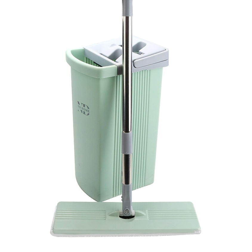 Изображение товара Набор для уборки ND PLAY с шваброй и ведром зеленый