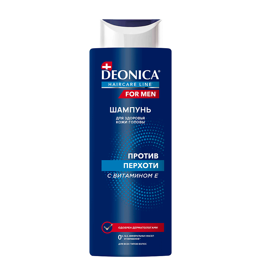 Изображение товара DEONICA FOR MEN Шампунь против перхоти, 380 мл