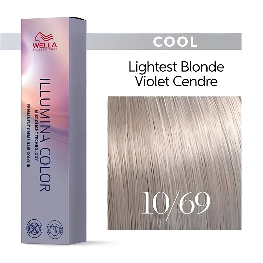 Изображение товара WELLA PROFESSIONALS Illumina Color 10/69 яркий блонд фиолетовый сандре краска для волос