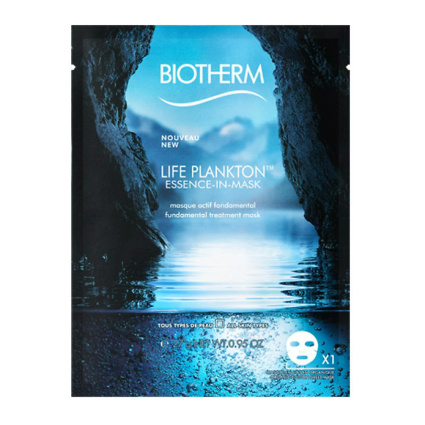 Изображение товара BIOTHERM Восстанавливающая,увлажняющая и омолаживающая тканевая маска Life Plankton Essence-In-Mask, 27 мл