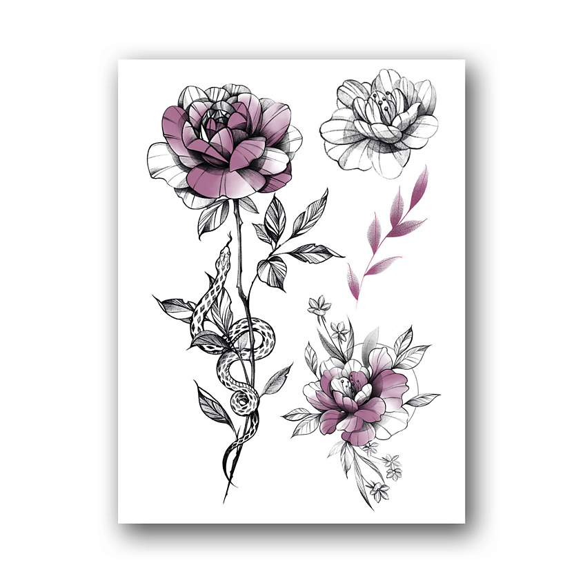 Изображение товара TATTS Переводная тату 10*15см для взрослых и детей