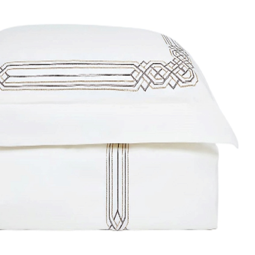 Изображение товара ARYA HOME COLLECTION Постельное Белье Deluxia Сатин с Вышивкой 2 Сп. 200x220 Plaza, 1 шт