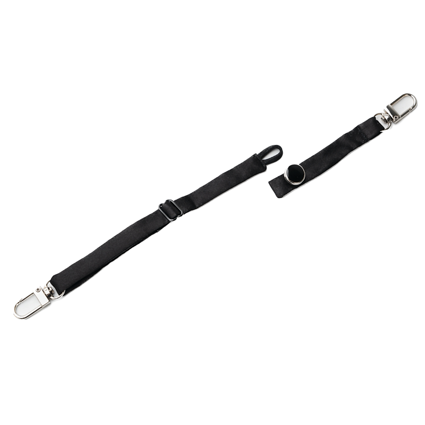 Изображение товара Аксессуар-фиксатор бигуди Pro с пуговицей Jillas черный для укладки женщин