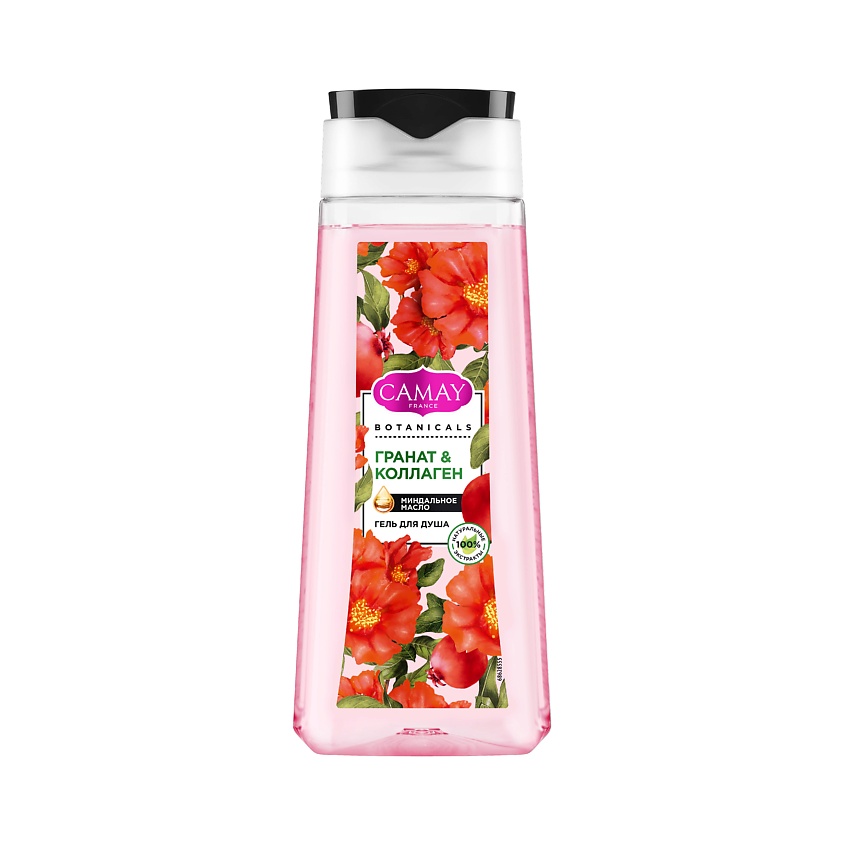 Изображение товара Гель для душа Camay Botanicals Цветы граната 250 мл натуральный уход для кожи