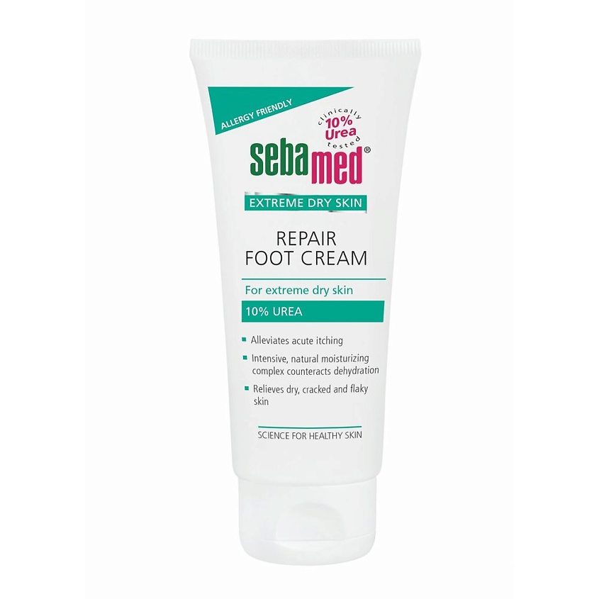 Изображение товара SEBAMED Восстанавливающий крем с мочевиной Repair Foot Cream для сухой кожи ног, 100 мл