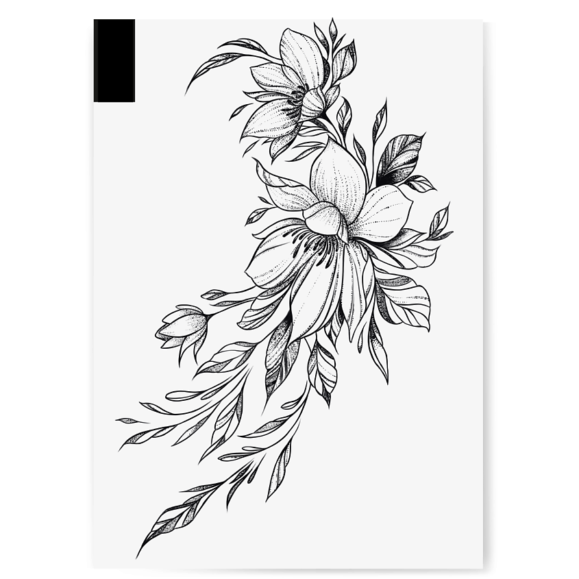 Изображение товара PRINT FACTORY Переводная Временная Татуировка Зефирантес, 1 шт.