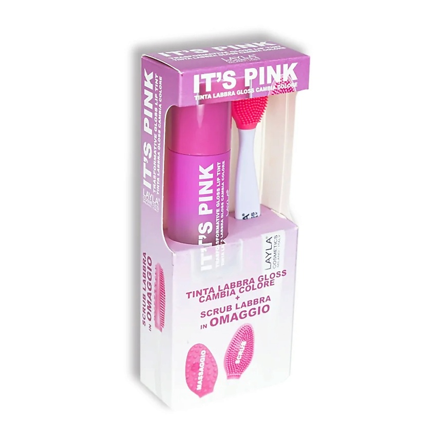 Изображение товара LAYLA Блеск для губ It's Pink Trasformative Gloss Lip Tint, Нежно-розовый