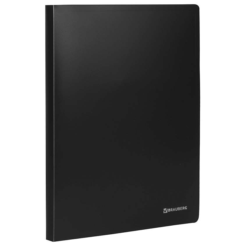 Изображение товара BRAUBERG Папка на 2 кольцах Office, Количество колец: 2. Формат: А4. Положение папки: вертикальное. Вместимость: 170 листов. Ширина корешка: 25 мм. Диаметр колец: 16 мм.