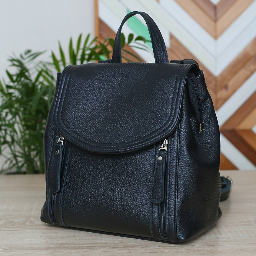 Изображение товара Женский кожаный рюкзак-сумка AKTORRIS для документов А4 натуральная кожа