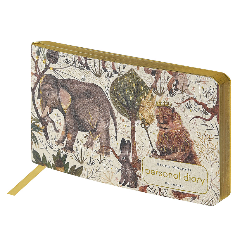 Изображение товара Еженедельник Bruno Visconti Fauna.Звери А6 Мультиколор недатированный