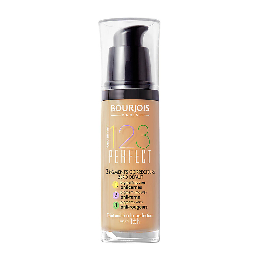 Изображение товара BOURJOIS Корректирующйи тональный крем 1 2 3 Perfect Foundation, 55 Dark Beige