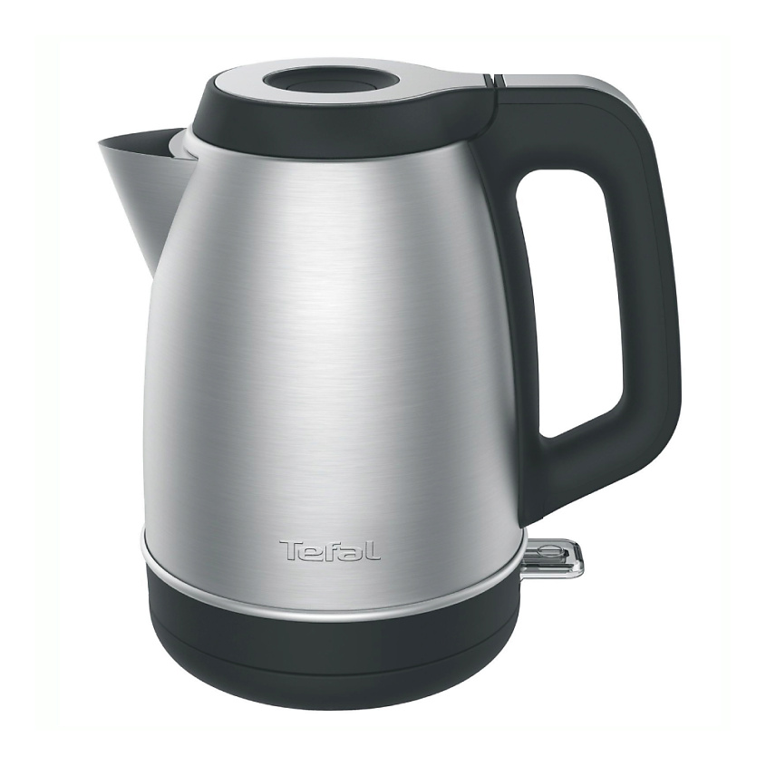 Изображение товара TEFAL Чайник электрический Element KI280D30, серебристый, мощность 2400 Вт, объем 1.7 л, фильтр против накипи, индикатор уровня воды