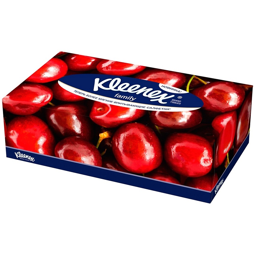 Изображение товара KLEENEX Салфетки в коробке Фэмили, 150 шт.