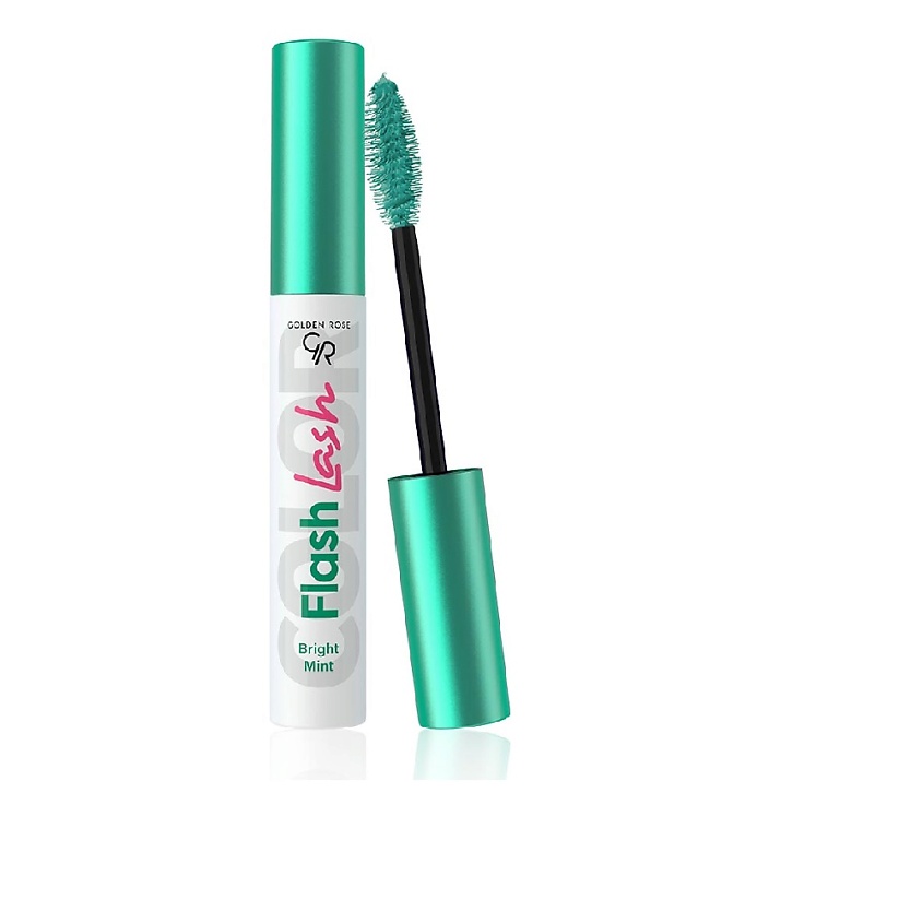 Изображение товара GOLDEN ROSE Тушь для ресниц FLASH LASH COLORED MASCARA, 01_BRIGHT MINT (ЯРКО-МЯТНЫЙ)