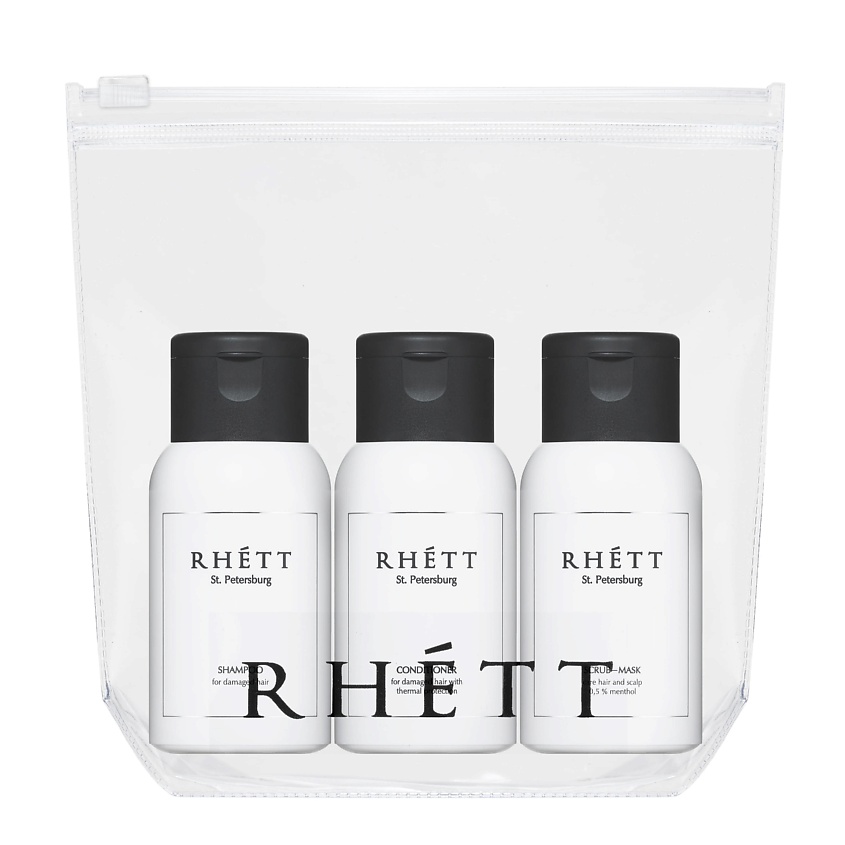 Изображение товара RHETT Дорожный набор для поврежденных и окрашенных волос, 50 мл