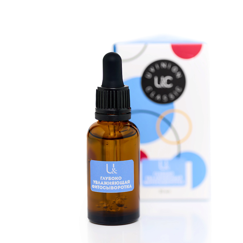 Изображение товара UVINION Увлажняющая фитосыворотка для лица натуральный состав 30 мл