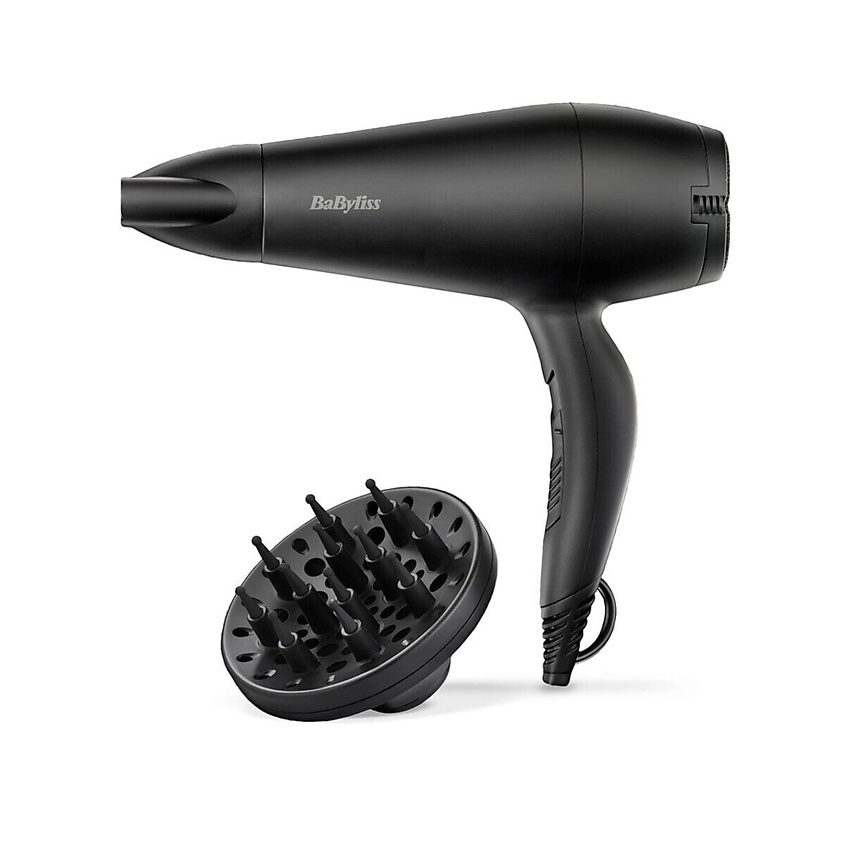 Изображение товара BABYLISS Фен для волос D215DE 2000 Вт, Черный