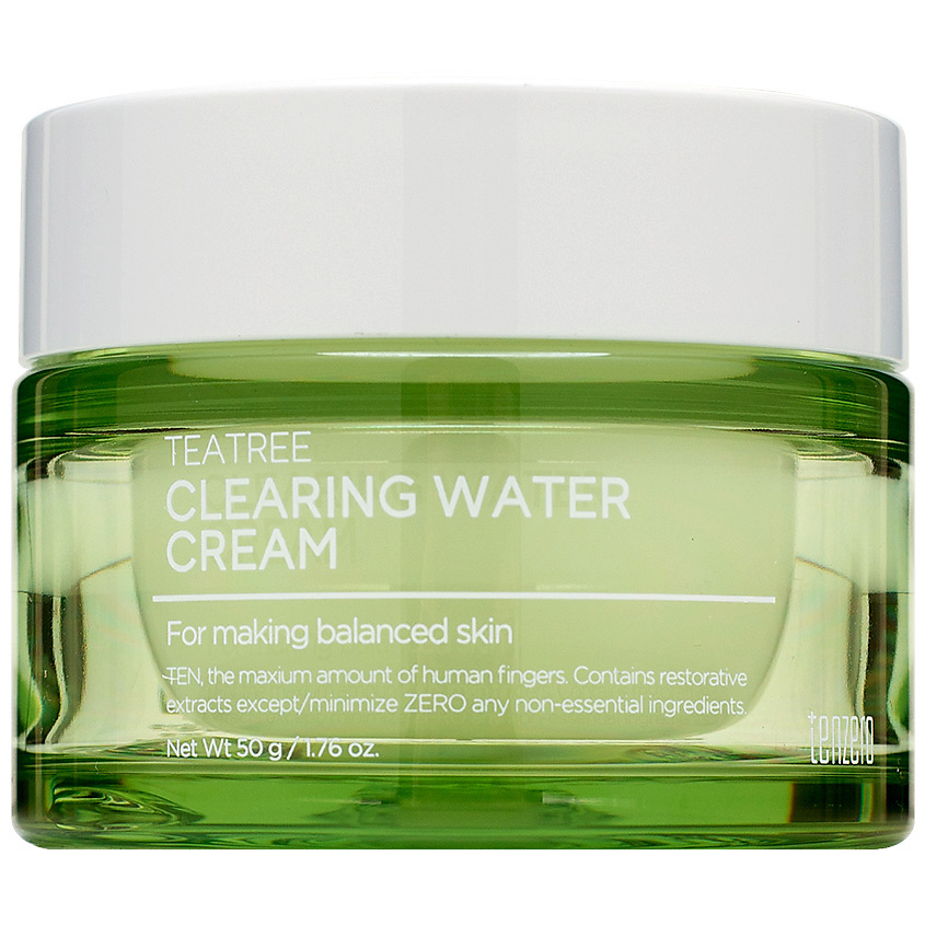 Изображение товара TENZERO Крем для лица балансирующий с экстрактом чайного дерева Tea Tree Clearing Water Cream, 50 г