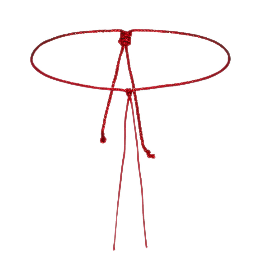 Изображение товара Женское колье Тайна из полиэстера 62 см регулируемое съемный элемент