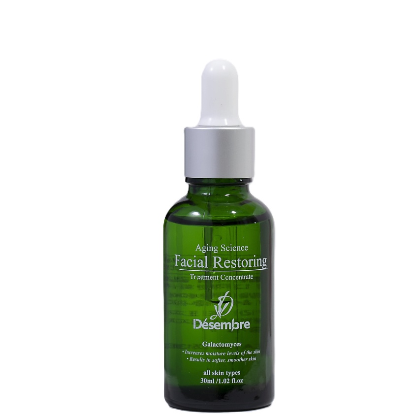 Изображение товара DESEMBRE AGING SCIENCE FACIAL RESTORING TREATMENT CONCENTRATE Омолаживающая сыворотка для лица, 30 мл