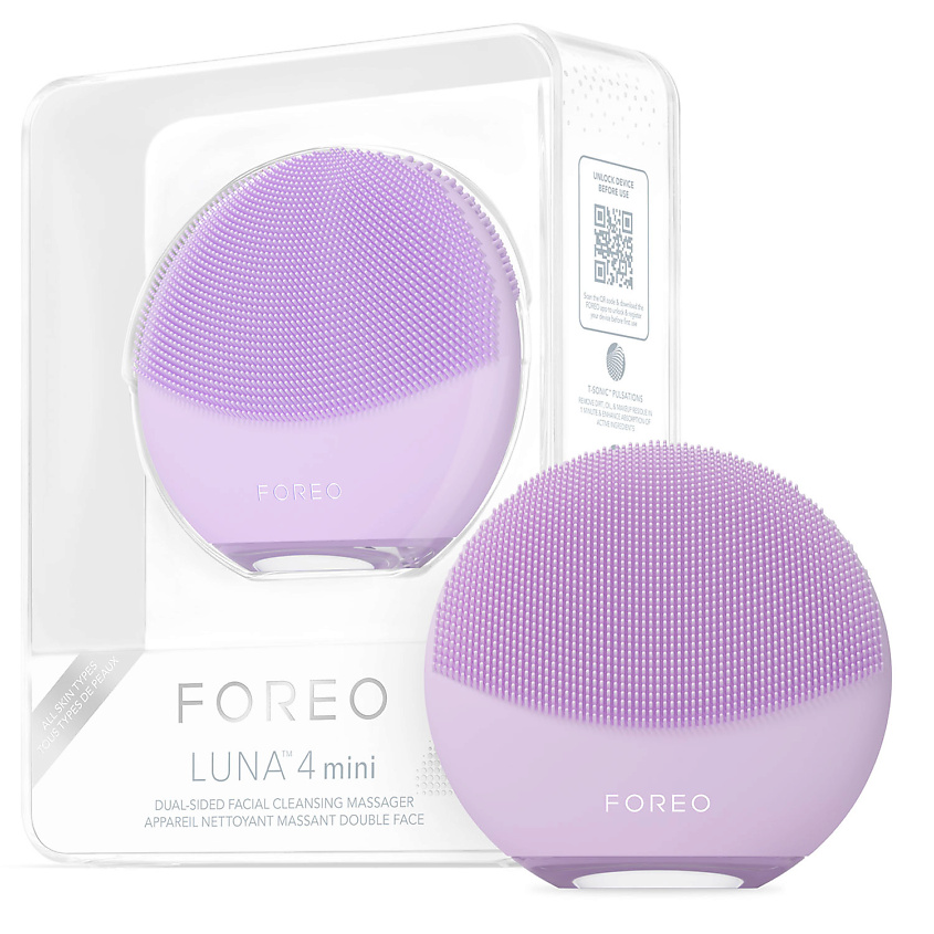 Изображение товара FOREO LUNA 4 mini Умная щеточка с 2 зонами для очищения, Лавандовый
