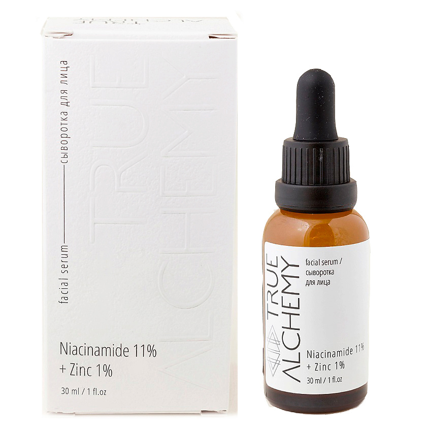 Изображение товара LEVRANA Сыворотка для лица Ниацинамид 11% + Цинк 1% True Alchemy, 30 мл