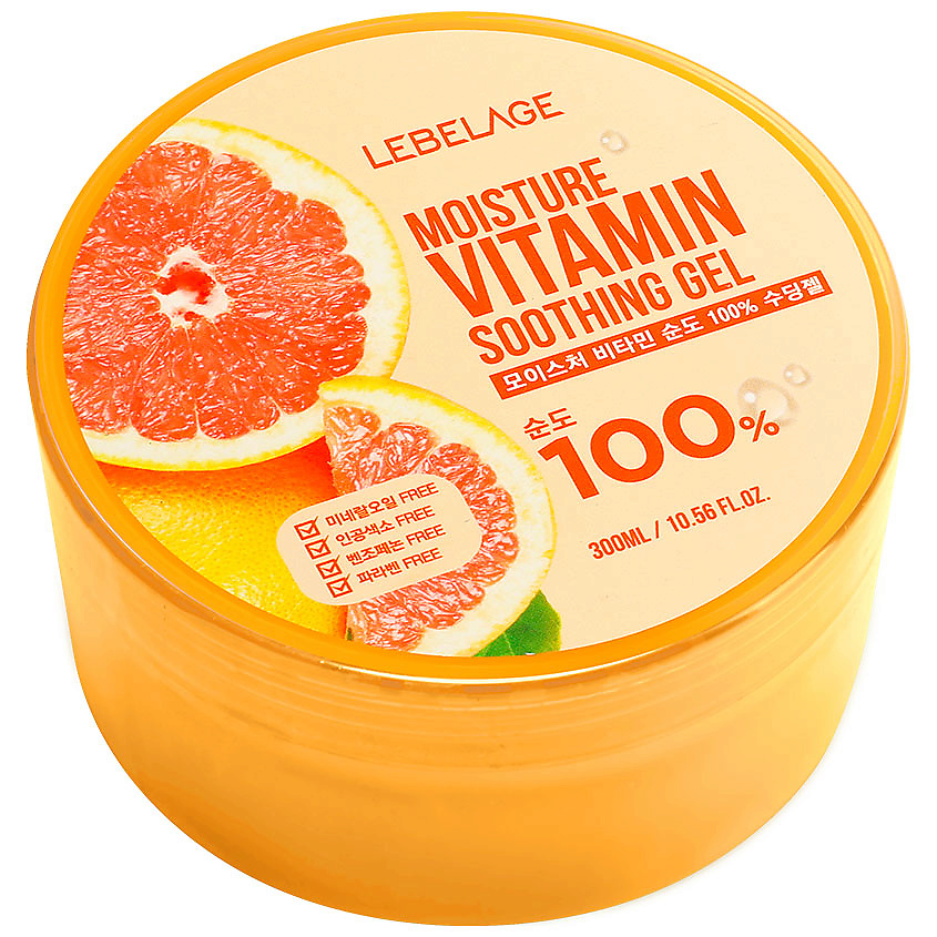 Изображение товара LEBELAGE Увлажняющий успокаивающий гель с витаминами, 300 мл