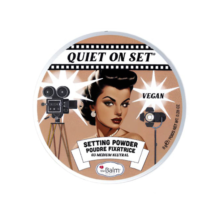 Изображение товара THEBALM Пудра для лица Quiet on set, 03 Medium Neutral, 8 г