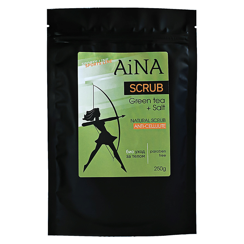 Изображение товара AINA Скраб для тела "Green tea and Salt", 250 g