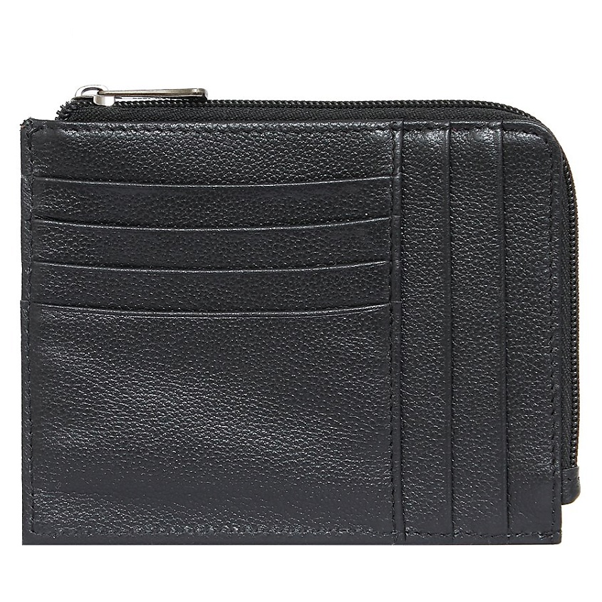 Изображение товара FORTE Кредитница- кошелёк из натуральной кожа, Черный