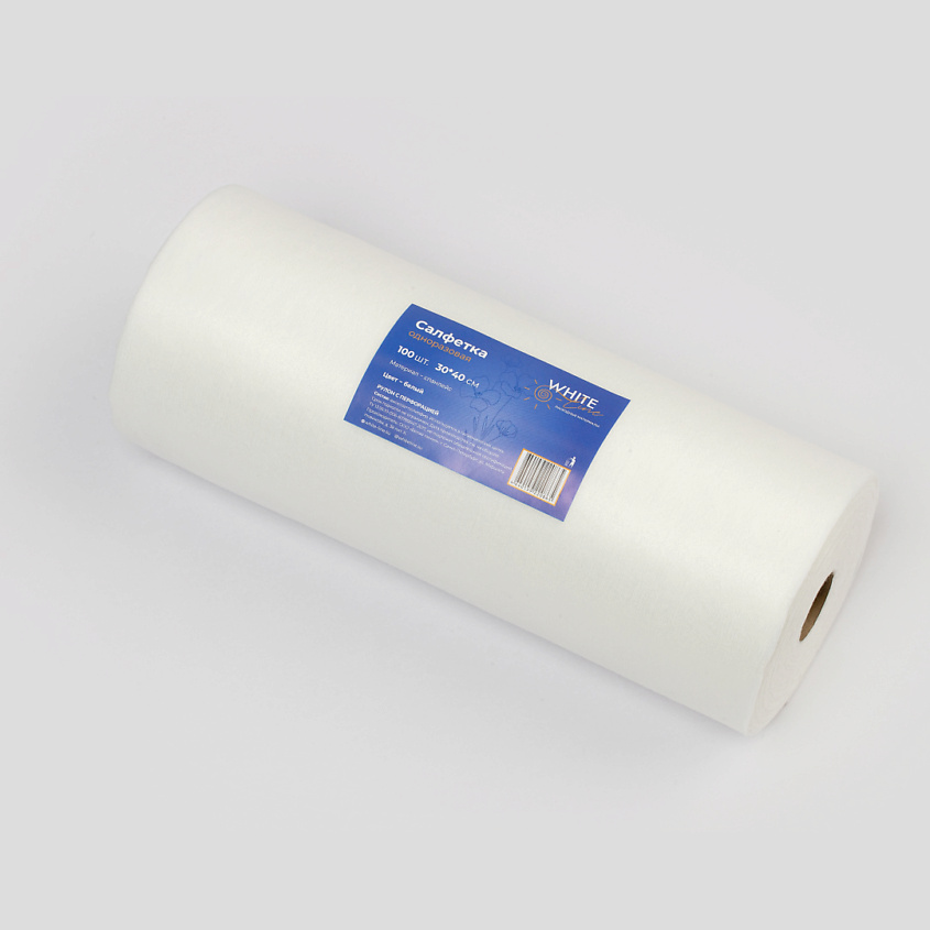 Изображение товара WHITE LINE Салфетки 30x40 рулон No100 универсальные влаговпитывающие