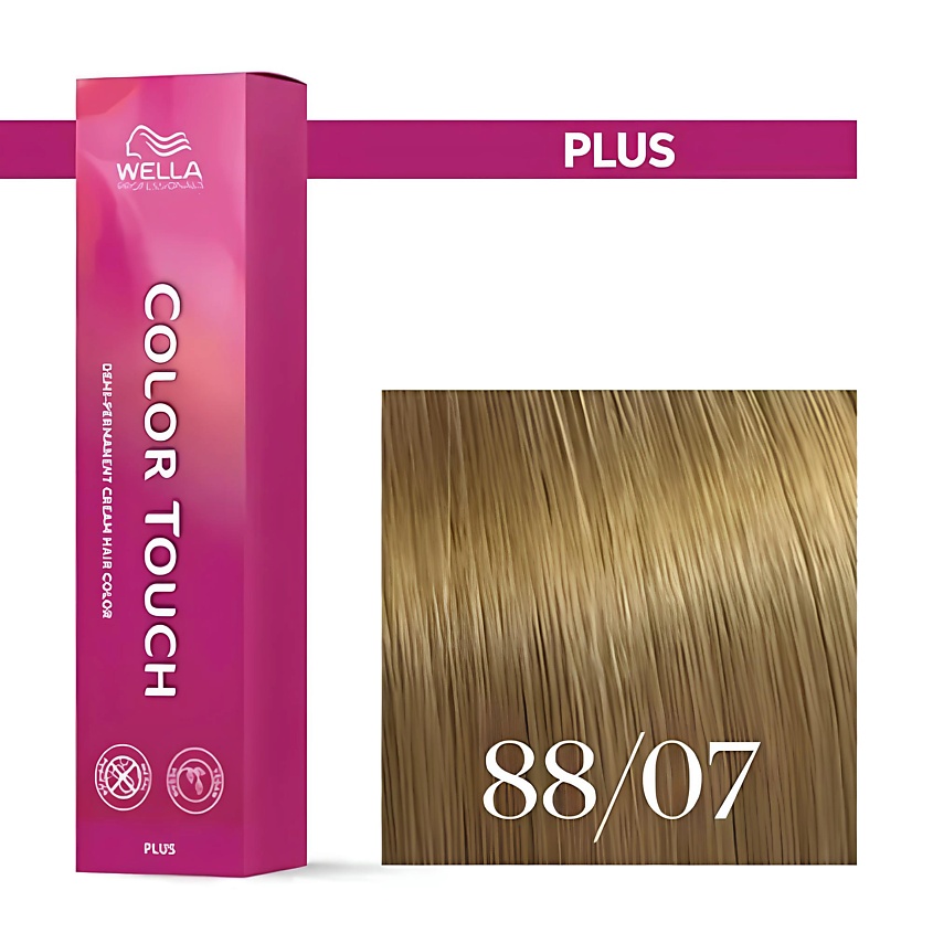 Изображение товара WELLA PROFESSIONALS Color Touch Крем-краска для волос 88/07 платан без аммиака