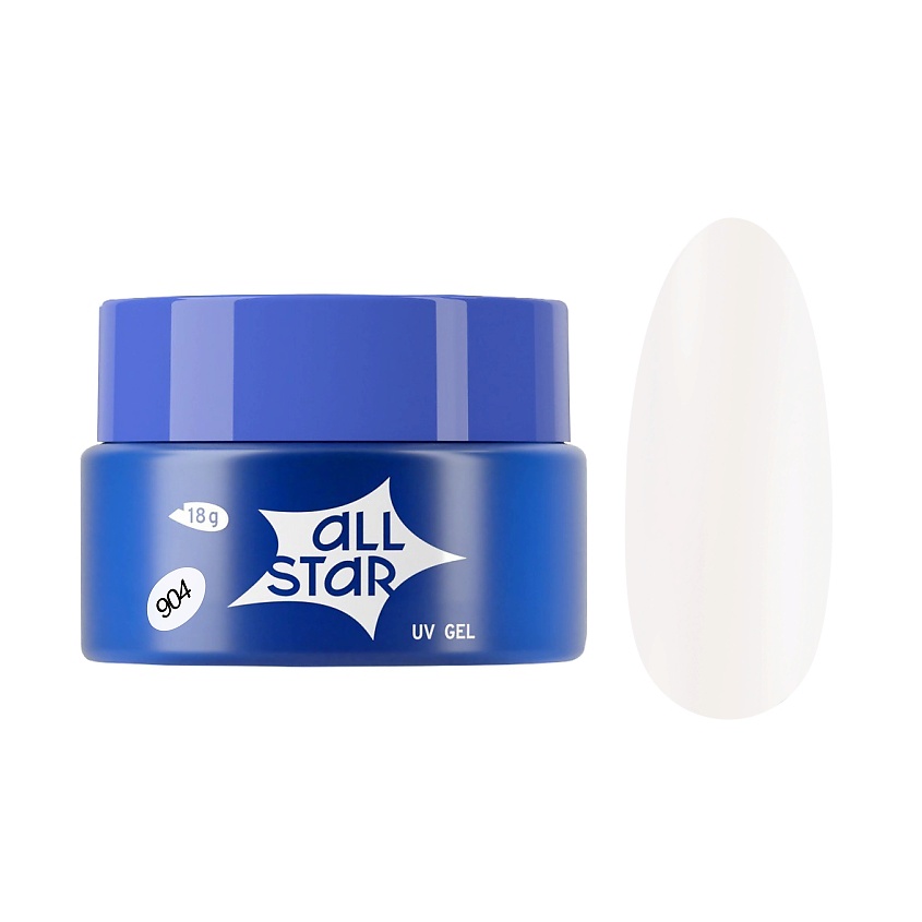 Изображение товара ALL STAR PROFESSIONAL Гель для моделирования ногтей 18 г Coconut Milk 904