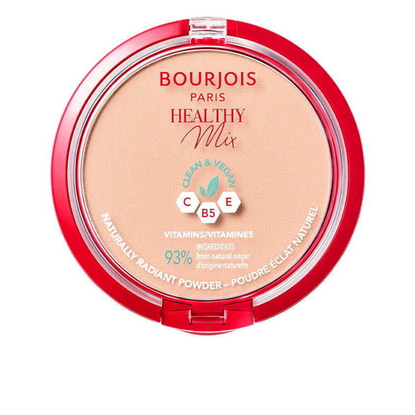 Изображение товара BOURJOIS Компактная пудра Healthy Mix Clean & Vegan, Nº03-rose beige
