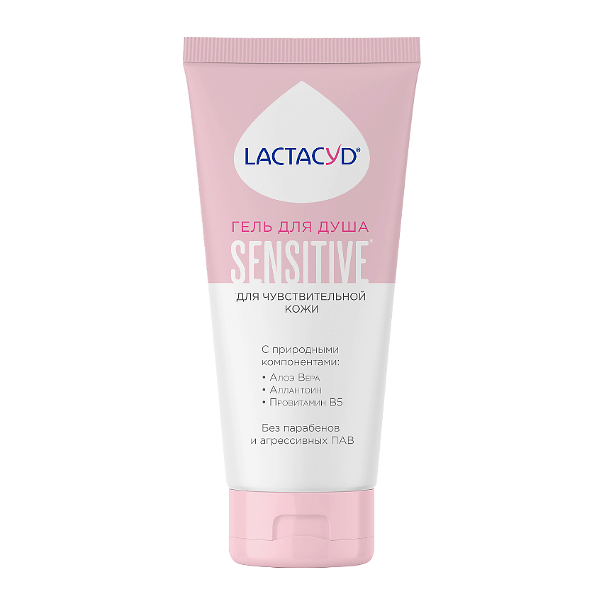 Изображение товара Гель для душа LACTACYD для чувствительной кожи 250 мл - натуральное моющее средство для мягкого ухо