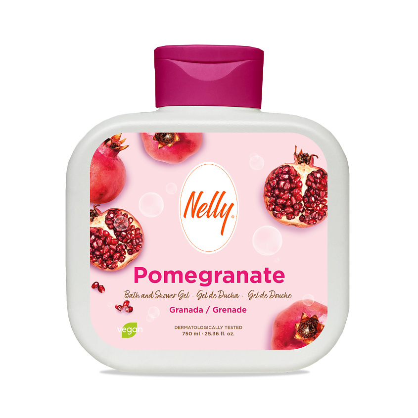 Изображение товара NELLY Гель для душа POMEGRANATE, 750 мл