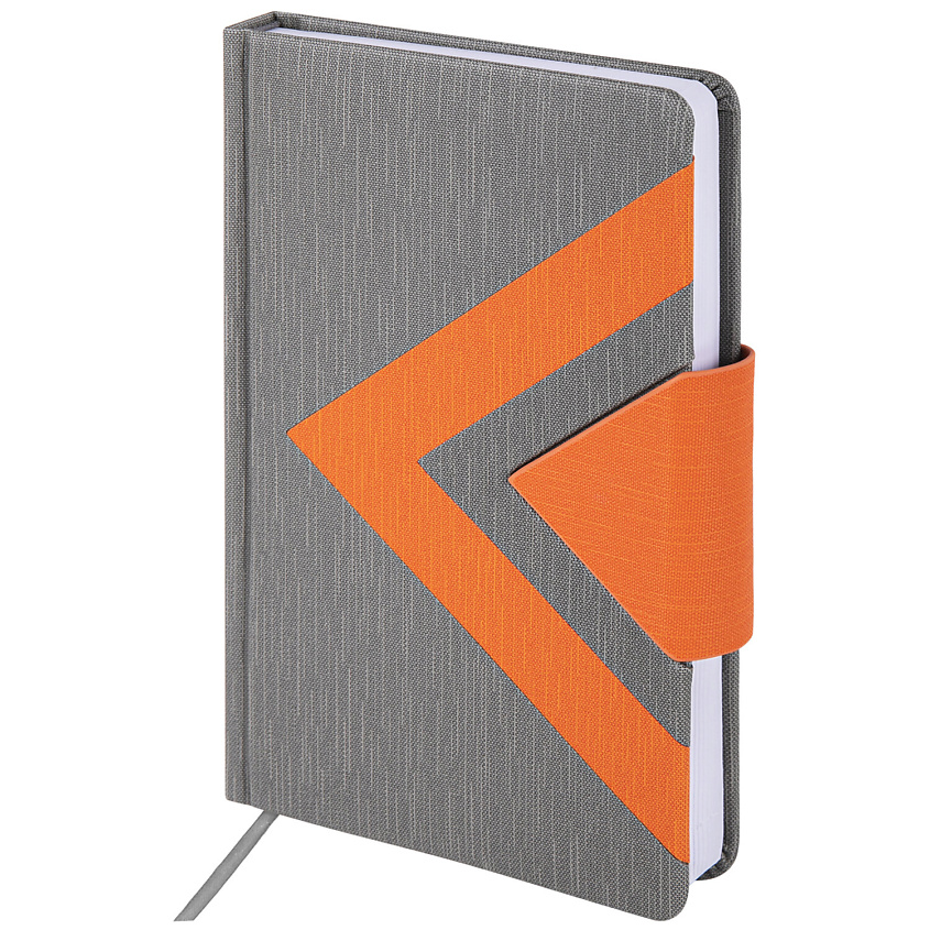 Изображение товара Недатированный ежедневник BRAUBERG Waves А5 с твердой кожаной обложкой