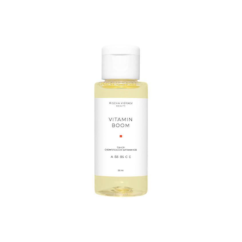 Изображение товара MISCHA VIDYAEV Увлажняющий тонер для лица, тоник с ретинолом, ниацинамидом, витамин С, Е и пантенол, 50 мл.