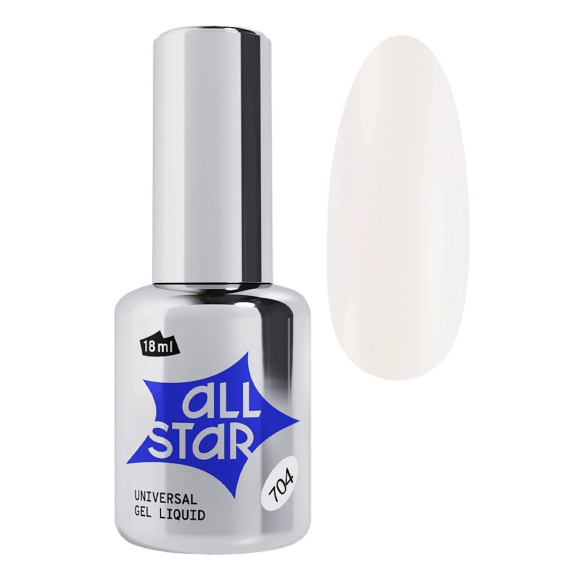 Изображение товара ALL STAR PROFESSIONAL Гель скульптурный низкой вязкости Universal Gel Liquid 704