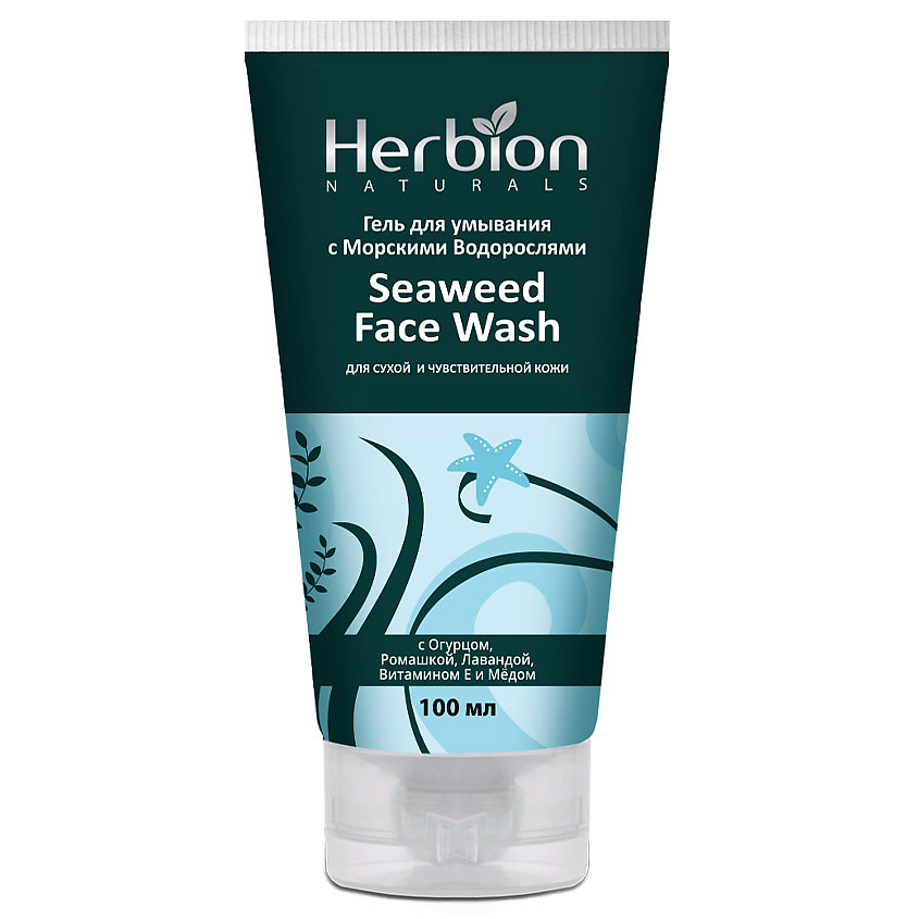 Изображение товара HERBION Гель для умывания с Морскими Водорослями, 100 мл